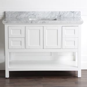 Waterproof Makeup Standard Wash Basin Price Vanities Set Solid Wood Bathroom Vanity Cabinet Modern