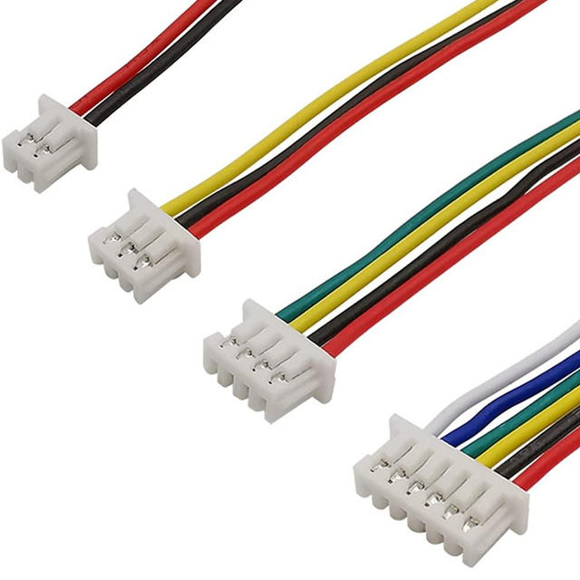 1.0mm 1.25mm 1.5mm 2.0mm 2.54mm Pitch 2/3/4/5/6 Pin Connector Electric Wire & Female Plug JST SH ZH PH XH Custom Cable