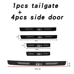 Película Protectora de Parachoques Trasero y Umbral de Fibra de Carbono DM, Adhesivos Antiarañazos e Impermeables para Automóviles con Adhesivo 3M4229P para Audi Q7 - Product Image 6