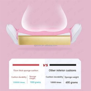 Chaise de joueur rose Chaise de jeu ergonomique pour ordinateur Appui-tête intégré de <span class=keywords><strong>bureau</strong></span> Chaise de jeu vidéo mignonne Chaise inclinable pour adulte avec verrouillage <span class=keywords><strong>d</strong></span>'<span class=keywords><strong>angle</strong></span> - Product Image 5