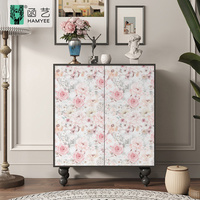 Autocollants muraux décoratifs pour la maison, imperméables, à motifs floraux, autocollants, pelables et repositionnables