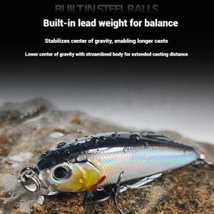 Esca da Pesca Vibrante Ultra Leggera 45mm 4g 55mm 7g a Lenta Immersione Tremolante per Pesca in Fiume - Product Image 4