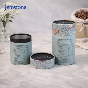 กล่องบรรจุภัณฑ์ทรงกระบอกสำหรับอาหารเสริมคุณภาพสูง ย่อยสลายได้ทางชีวภาพ ทำจากกระดาษแข็ง สำหรับใส่คุกกี้ ช็อกโกแลต แบบกำหนดเองได้ - Product Image 6