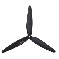 Hélice T-Motor CINE 8.5"/9.5"/10.5" à 3 pales en fibre de verre et nylon, moule privé, 8-99-10 10-11 pouces X8
