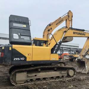Excavatrice sur chenilles Hyundai 215VS d'occasion, 21 tonnes, engin de construction lourd, boîte de vitesses, moteur, pompe, haute efficacité 1 - Product Image 2