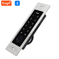 Clavier de contrôle d'accès par empreinte digitale Bluetooth Tuya EF4, installation intégrée, métal, étanche, rétroéclairage, ouvre-porte à relais, lecteur