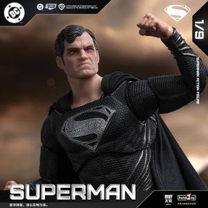 Figura de Acción Fondjoy DC <span class=keywords><strong>Superman</strong></span> Negro 2.0, Escala 1/9, 19cm/7.6in, Modelo Original Auténtico, Juguete Coleccionable, Regalo - Product Image 3