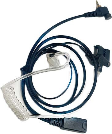 MTP850 Portable Walkie Talkie Earpiece with Mic PTT and Air Tube Compatible for Radio Earphone