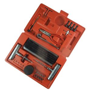 طقم إصلاح إطارات ثقيل الوزن مكون من 56 قطعة، أدوات يدوية لإصلاح ثقوب الإطارات بدون أنابيب - Product Image 1