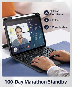 Wholesale Price Scissor Operation New <strong>Keyboard</strong> for iPad TPU Leather Stand Tablet Case Wireless Connection Split iPad <strong>Keyboard</strong> - Product Image 6