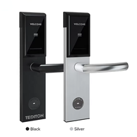Système de sécurité numérique sans fil Ttlock App économique avec panneau de commande, serrure de porte électrique intelligente