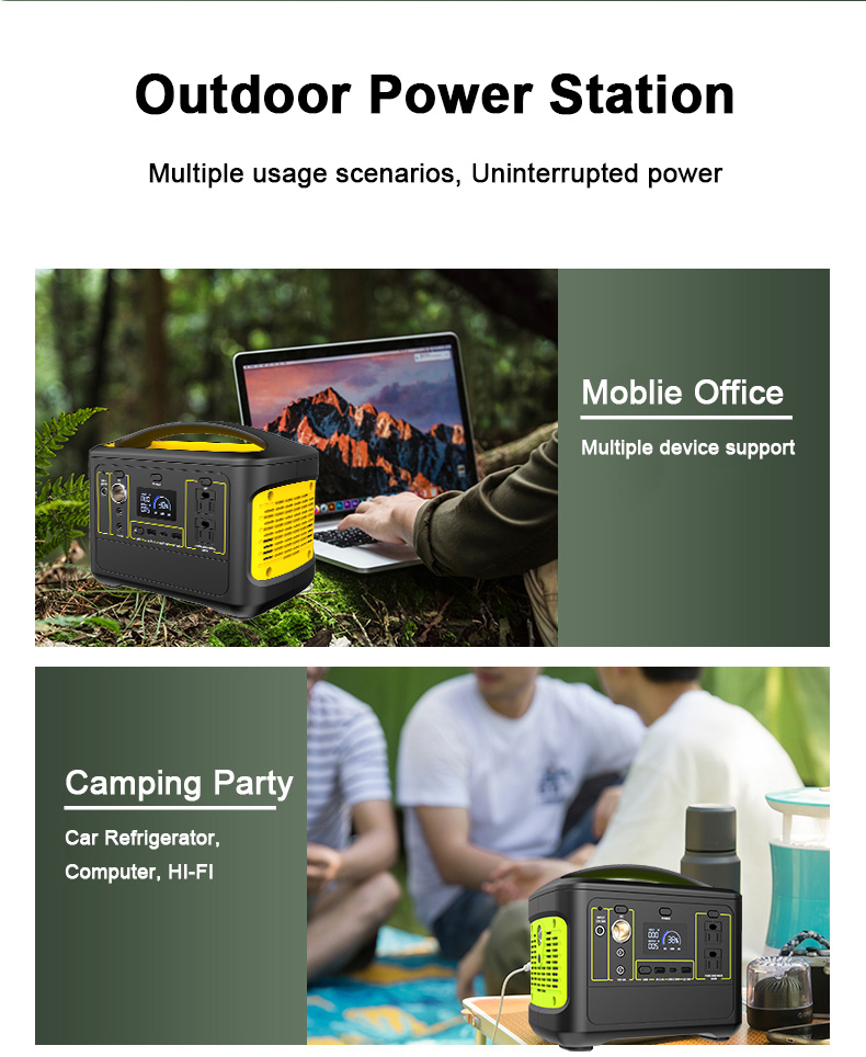 BMS Solar 2000W Portable Power Station With Lithium Ion Battery