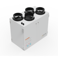 VMC Récupérateur d'air à double flux Système de ventilation à récupération de chaleur murale Contrôle à distance de l'application Tuya Flexible et économe en énergie