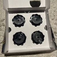 Capuchons de moyeu de roue flottants de qualité supérieure 58mm 68mm pour BMW VW Audi Honda Bleu Blanc Noir Blanc Noir intégral Noir Argent