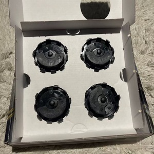 Capuchons de moyeu de <span class=keywords><strong>roue</strong></span> flottants de qualité supérieure 56mm 68mm pour BMW VW Audi Honda Bleu Blanc Noir Blanc Noir intégral Noir Argent - Product Image 2