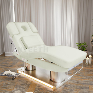 Cama de Masaje de Lujo de Doble Columna, <span class=keywords><strong>Silla</strong></span> de Tatuaje y Belleza, Cama de Tratamiento para Salón, Cama de Masaje Eléctrica para <span class=keywords><strong>Spa</strong></span> y Belleza - Product Image 1