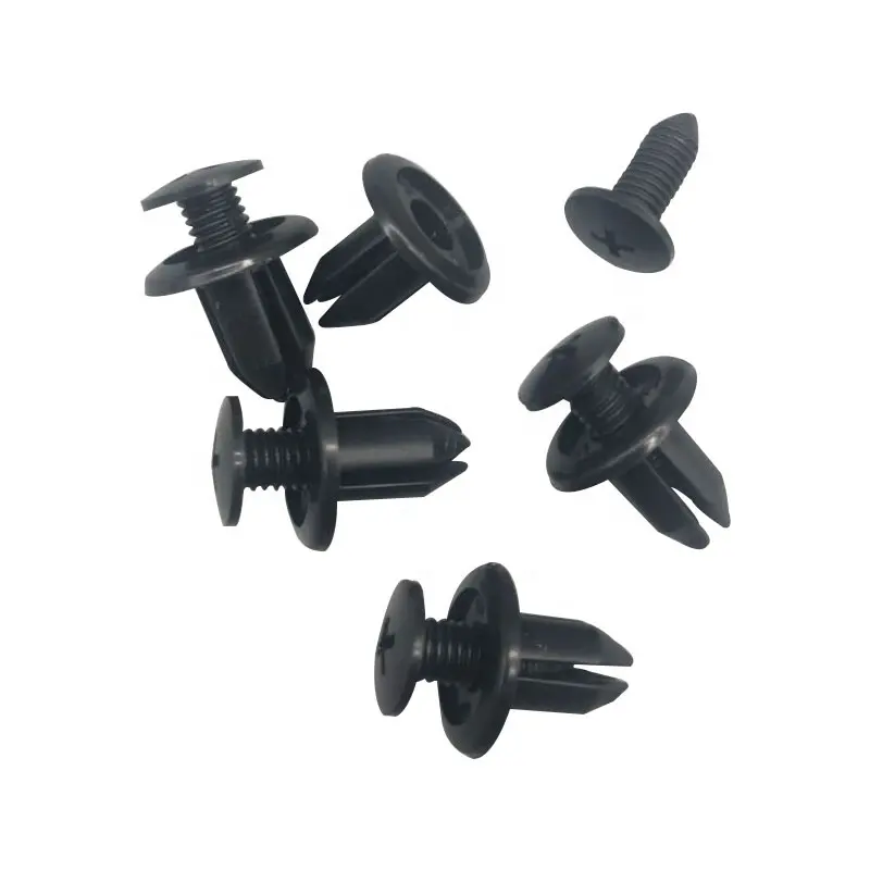 100 pçs/saco C47 auto clips de expansão para para-lamas de carro, kit de clipes de parafuso de parafuso de plástico