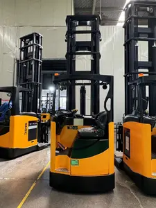 2024 New Battery Forklift Reach Forklift Truck 2 Ton Electric Reach Truck With Curtis Controller Double Deep Scissors