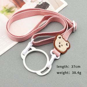 かわいいクマ刺繍入りウォーターボトルランヤード調整可能電話ストラップ & 耐久性のあるウォーターボトルキャリアストラップ - Product Image 6