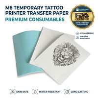 Imprimante de transfert de pochoirs de tatouage Milestone MHT-M6 OEM 110 mm pour machine portable sans fil sans encre pour papier autocollant DIY