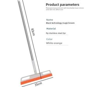 Vente chaude multifonction rotatif peu encombrant conception suspendue TPR Silicone <span class=keywords><strong>balai</strong></span> Orange facile à nettoyer fenêtre essuie-glace - Product Image 6