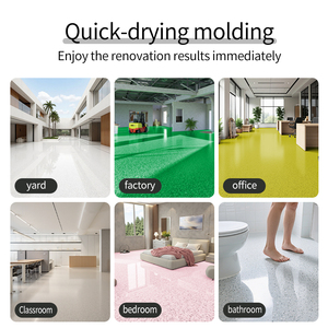 Revêtement liquide époxy coloré pour sols et appareils électroménagers, anti-UV, imperméable, résistant à l'usure, auto-nivelant, application au pinceau - Product Image 6