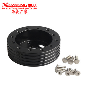 Bloc de rehausse de volant Xuzhong 0,5-1 pouce, 6 à 3 trous, en alliage d'aluminium pour la mise à niveau et la rénovation - Product Image 1