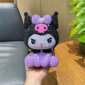 Kit de bricolage populaire et mignon en vinyle, <span class=keywords><strong>tirelire</strong></span> <span class=keywords><strong>licorne</strong></span>, poupée, excellent cadeau, poupée de mode en diamant <span class=keywords><strong>à</strong></span> faire soi-même, décoration de bureau et de maison, artisanat - Product Image 1