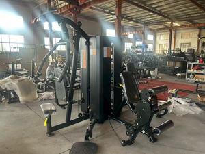 Equipo de ejercicio de gimnasio comercial de 4 estaciones de servicio pesado Máquina de fuerza multifunción para entrenamientos Premium - Product Image 3