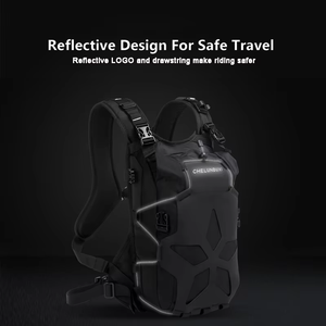 Bolsa de aventura impermeable para motocicleta, mochila de casco de viaje para motociclista de larga distancia, mochila con cierre de cremallera - Product Image 4