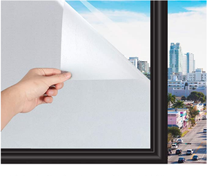 <strong>Window</strong> Privacy <strong>Film</strong> Frosted Glass <strong>Film</strong> <strong>Covering</strong> for Bathroom, Opaque Static Cling Heat Control Door Sticker for Home Office - Product Image 6