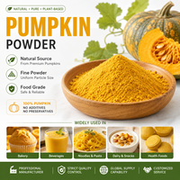 Poudre de citrouille naturelle, colorant naturel de qualité alimentaire, pigment végétal pour la pâtisserie, la coloration des boissons, matière première