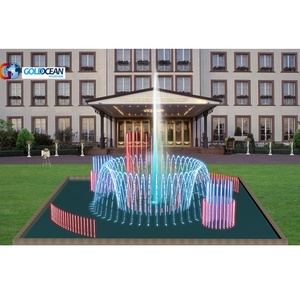 Fuente de agua de música colorida para exteriores de nuevo diseño gratuito con luces LED - Product Image 4