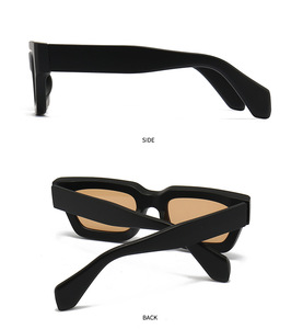 86608 New Style Personality Fashion Trendy Modern Charm Versatile Square Women Men Shades Vintage <b>Sunglasses</b> - Product Image 5