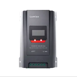 Lumiax工場12v 24v 40ampptソーラー充電コントローラーシステムソーラーコントローラーMPPT、RV用LCDディスプレイ付き