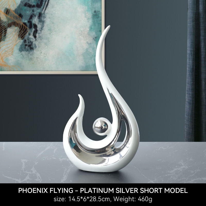 Phoenix Flying-Blanc Argent Grand Modèle