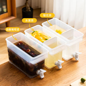 <span class=keywords><strong>2022</strong></span> nouveau distributeur de jus de réservoir d'eau en plastique glacière d'été avec robinet étanche à l'air - Product Image 2