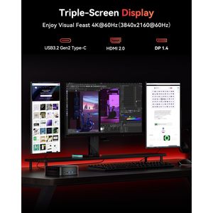 Mini PC KAMRUI E3B AMD Ryzen 5 7430U 16 Go 512 Go SSD Octa Core pour le jeu, les affaires et l'éducation - Product Image 6