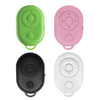 Control Remoto Inalámbrico TVSNARP WRT8606 con Función de Temporizador y Cambio de Página, Alcance de 10m, Disparador para Selfies (Plástico)