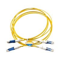 Offre Spéciale CS à CS 9/125 OS2 Duplex monomode 2.0mm PVC LSZH plénum fibre optique cordon de raccordement CS/UPC-CS/UPC fibre cavalier