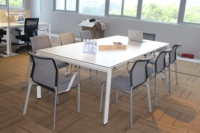 Table de conférence de bureau en bois, table longue, 4 à 28 personnes, simple, moderne, salle de réunion, réception, table de conférence