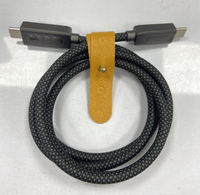 Nuevo Cable USB Tipo-C YP-050 al por Mayor a Bajo Precio 2026, Cable de Carga Rápida de Silicona Negra Trenzada de 1 m para Teléfonos Android y Computadoras