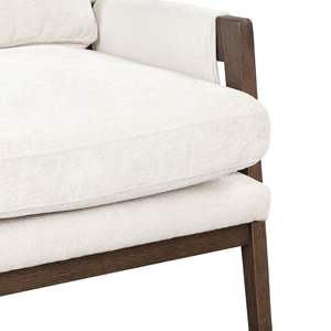 DB Kelly Mid-Century Modern PVC Velvet Accent <b>Armchair</b> Comfortable Reclining Home Furniture for Living Room <b>Dining</b> Home Office - Product Image 5