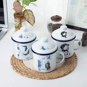 <span class=keywords><strong>Taza</strong></span> esmaltada festiva <span class=keywords><strong>personalizada</strong></span> de 350ml para acampar, <span class=keywords><strong>taza</strong></span> esmaltada segura para microondas con asa para uso doméstico y regalo, tazas de leche, <span class=keywords><strong>taza</strong></span> esmaltada - Product Image 4