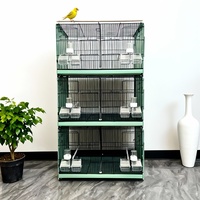 Cage à oiseaux en grillage métallique de différentes tailles pour perroquets, canaris et autres oiseaux, facile à nettoyer, idéale pour l'élevage