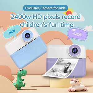 Kamera Instan Anak 1080P HD Kamera Digital Selfie untuk Anak Perempuan Laki-laki Hadiah Natal Ulang Tahun Mainan Dapat Mengambil Foto Video Kamera Cetak - Product Image 6