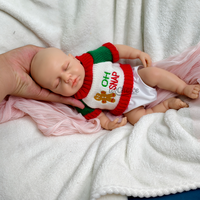 12 "Dormir Exquis Petit Bébé Fille Super Doux Petit Silicone Reborn Bébé Poupée Comme Meilleur Cadeau
