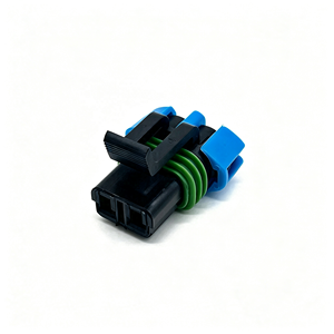 Connecteur de faisceau de câbles étanche femelle à 2 broches pour ventilateur de voiture 15300027, prise de boîtier électrique automobile - Product Image 1