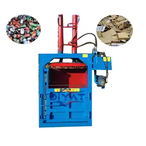 hydraulic horizontal automatic operation scrap baling press machine metal wood key power time packaging machine