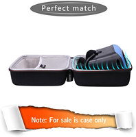 Eva — casques d'écoute vr résistant aux chocs, fait main, lunettes écologiques, étui de transport rigide, avec velours doux de qualité supérieure